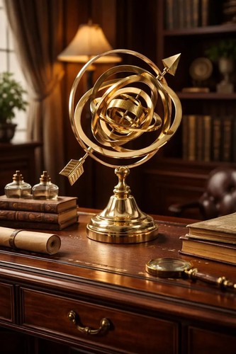Mappamondo sfera armillar in - a,