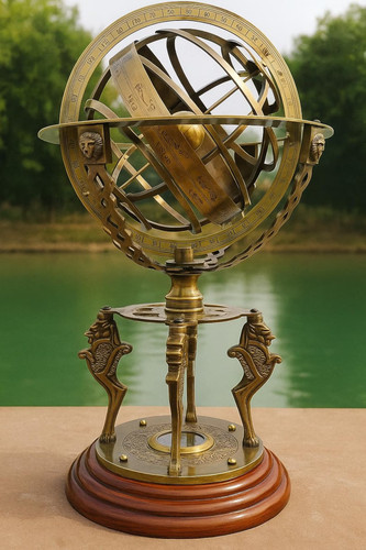Sfera armillare ottone - armillare, in